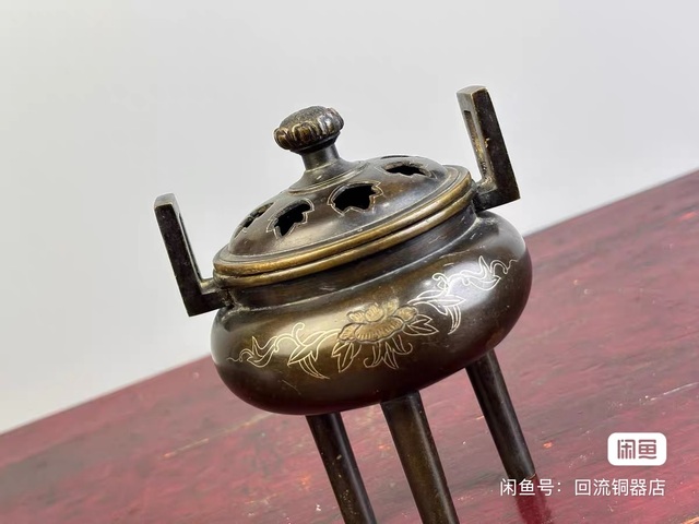 古玩銅器銅熏爐真品鑒賞圖
