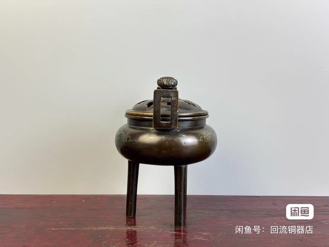 古玩銅器銅熏爐真品鑒賞圖