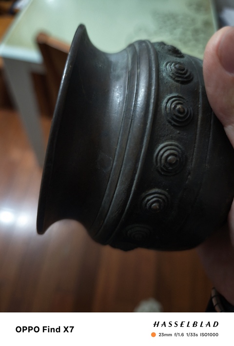 古玩銅器銅水盂真品鑒賞圖