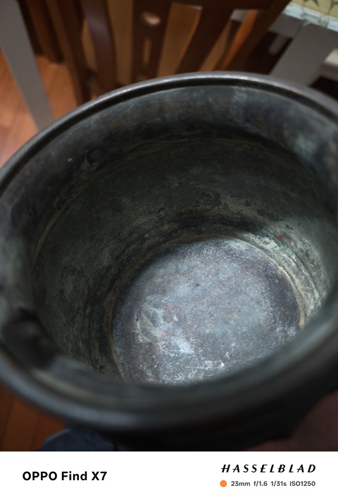 古玩銅器銅水盂真品鑒賞圖