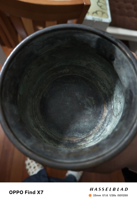 古玩銅器銅水盂真品鑒賞圖