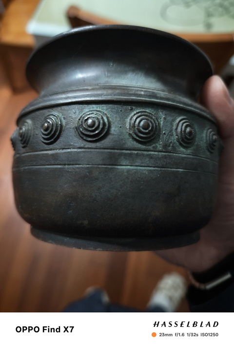 古玩銅器銅水盂真品鑒賞圖