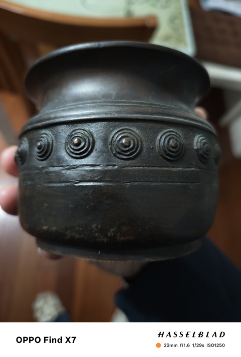 古玩銅器銅水盂真品鑒賞圖