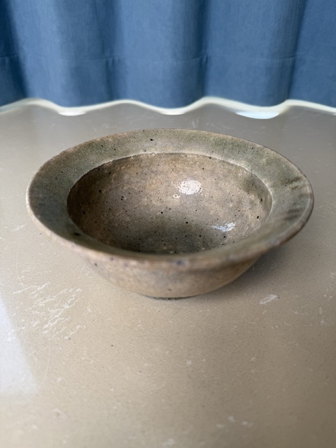 古玩陶瓷青釉折沿洗真品鑒賞圖