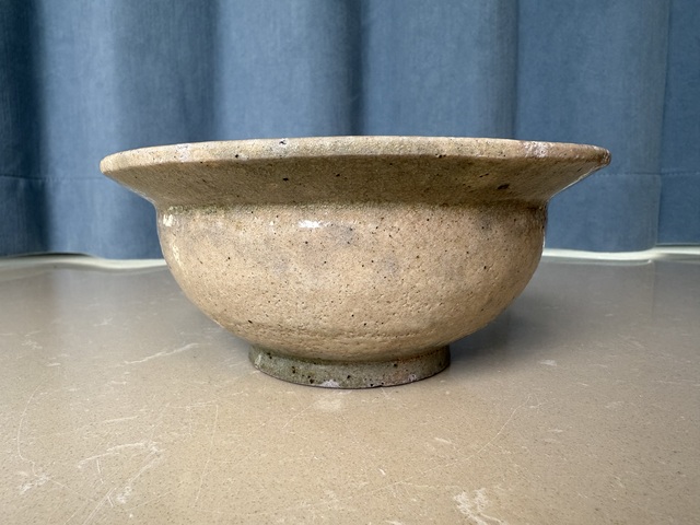 古玩陶瓷青釉折沿洗真品鑒賞圖