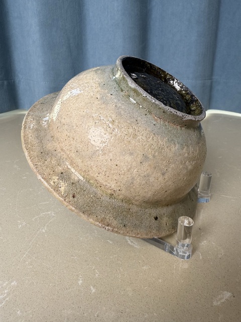 古玩陶瓷青釉折沿洗真品鑒賞圖