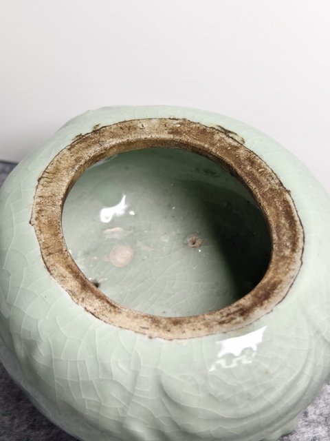 古玩陶瓷獅子香薰?fàn)t真品鑒賞圖