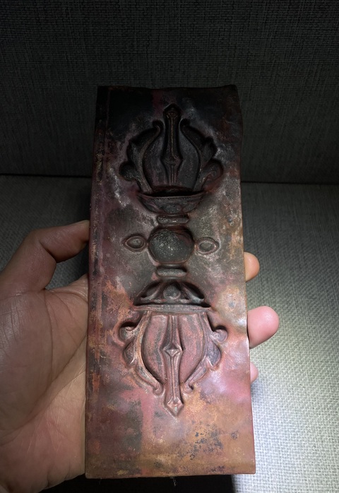 古玩銅器金剛杵真品鑒賞圖