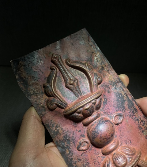 古玩銅器金剛杵真品鑒賞圖