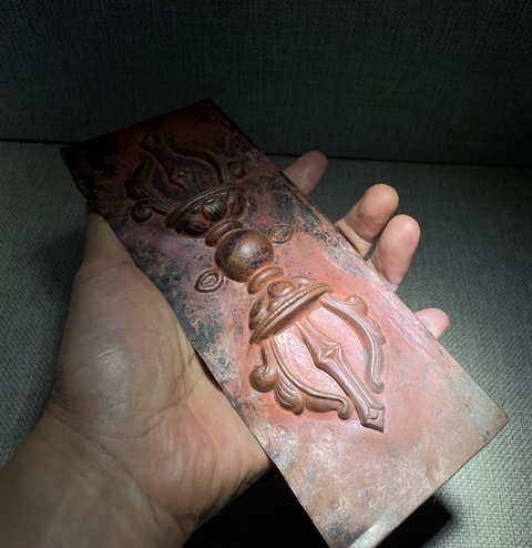 古玩銅器金剛杵真品鑒賞圖