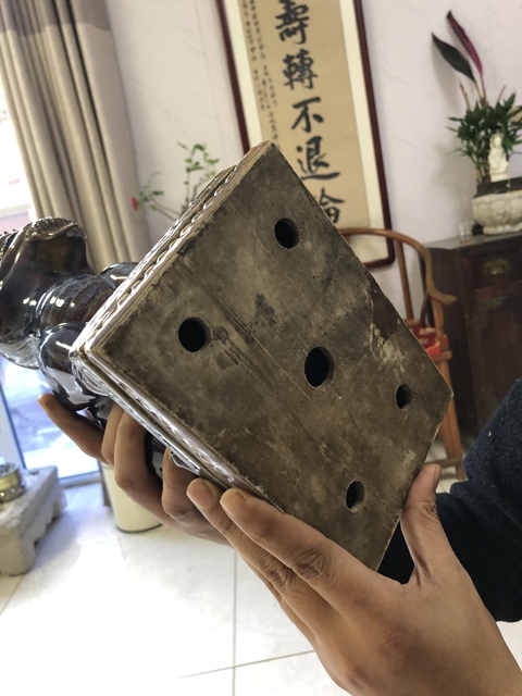 古玩陶瓷窯變釉瑞獸塑像真品鑒賞圖