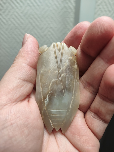 古玩玉器漢·玉蟬拍賣，當前價格36000元