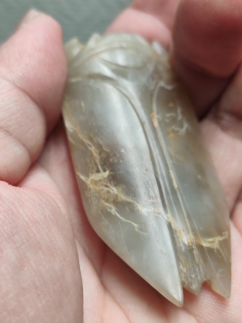 古玩玉器漢·玉蟬拍賣，當前價格36000元