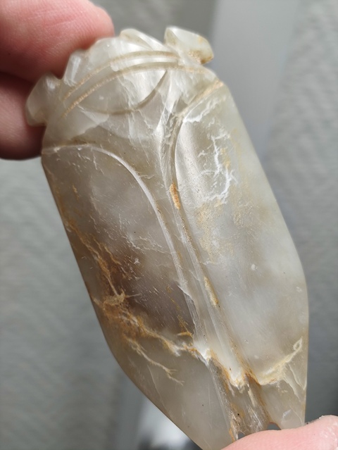 古玩玉器漢·玉蟬拍賣，當前價格36000元