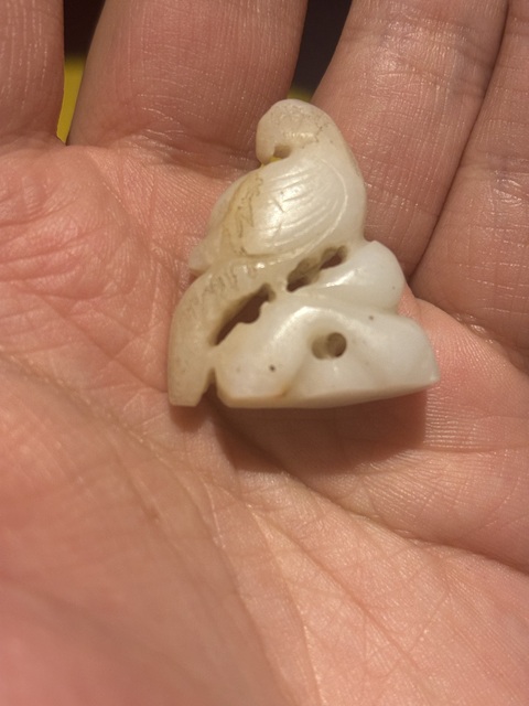 古玩玉器金·白玉鳥拍賣，當前價格18000元