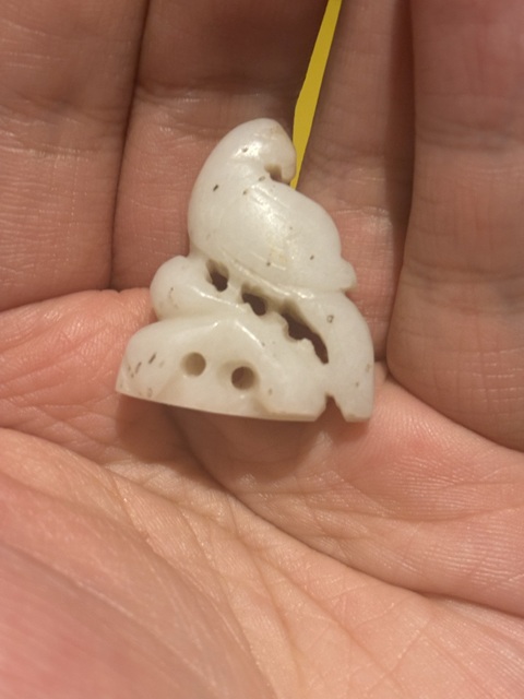 古玩玉器金·白玉鳥拍賣，當前價格18000元