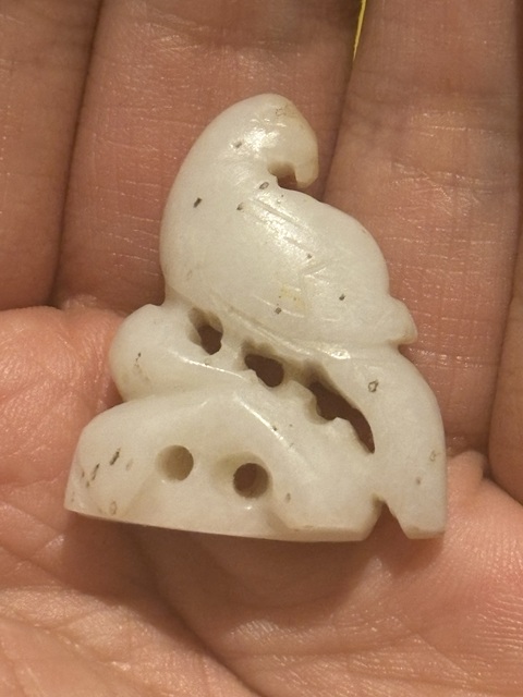 古玩玉器金·白玉鳥拍賣，當前價格18000元