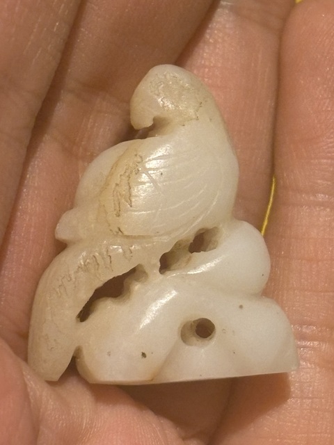 古玩玉器金·白玉鳥拍賣，當前價格18000元