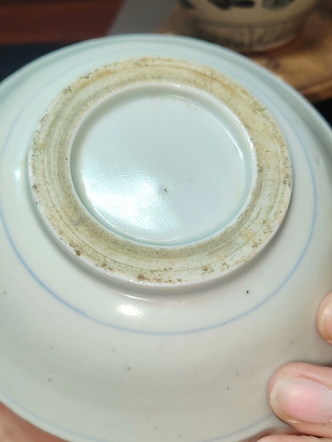 古玩陶瓷日本江戶花鳥紋盤真品鑒賞圖