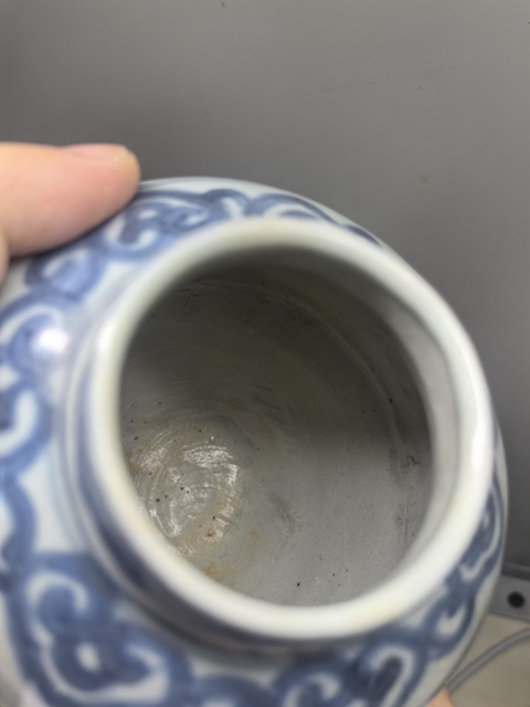 古玩陶瓷青花鳳紋蓋罐拍賣，當前價格6500元