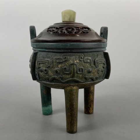 古玩銅器熏爐真品鑒賞圖