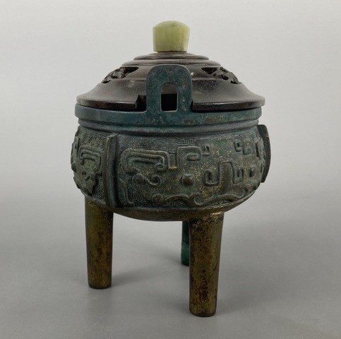 古玩銅器熏爐真品鑒賞圖