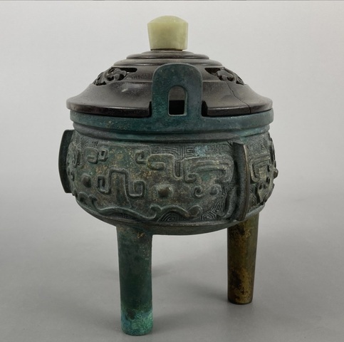 古玩銅器熏爐真品鑒賞圖