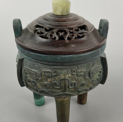 古玩銅器熏爐真品鑒賞圖