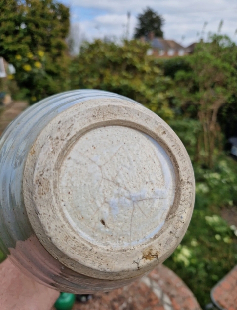 古玩陶瓷白綠釉罐真品鑒賞圖