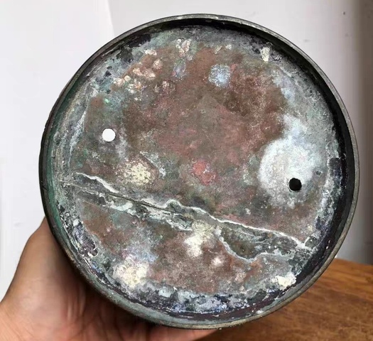 古玩銅器銅火缽真品鑒賞圖