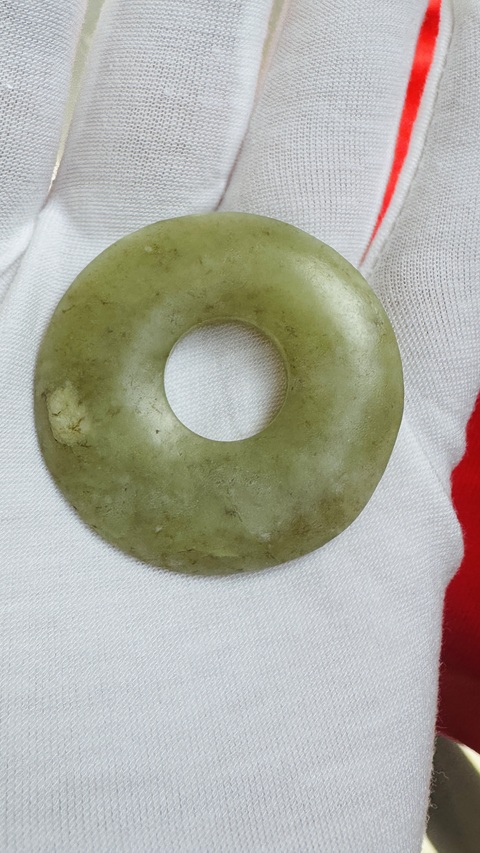 古玩玉器仿古玉璧真品鑒賞圖