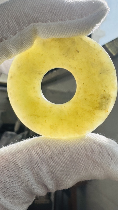 古玩玉器仿古玉璧真品鑒賞圖