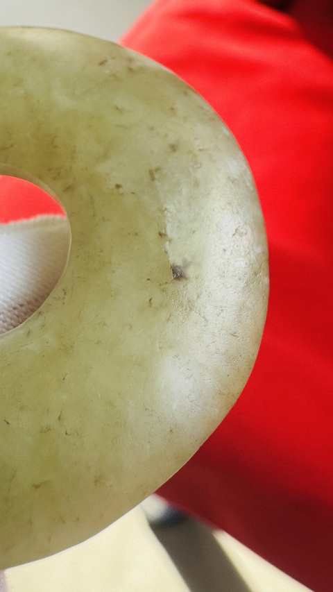 古玩玉器仿古玉璧真品鑒賞圖