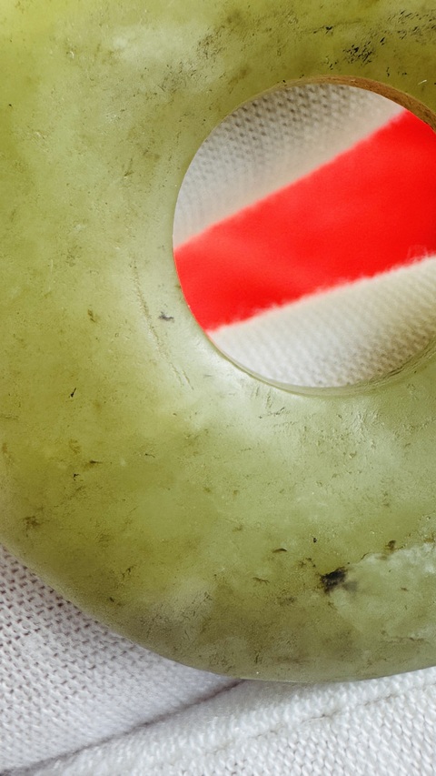 古玩玉器仿古玉璧真品鑒賞圖