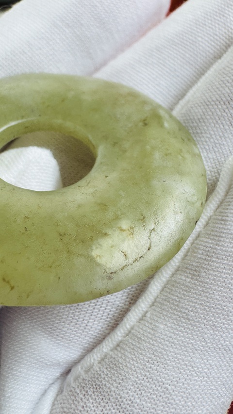 古玩玉器仿古玉璧真品鑒賞圖