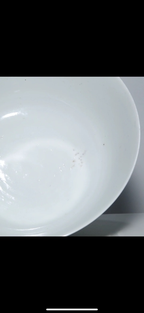 古玩陶瓷清光緒淺絳彩枝頭清韻圖碗真品鑒賞圖