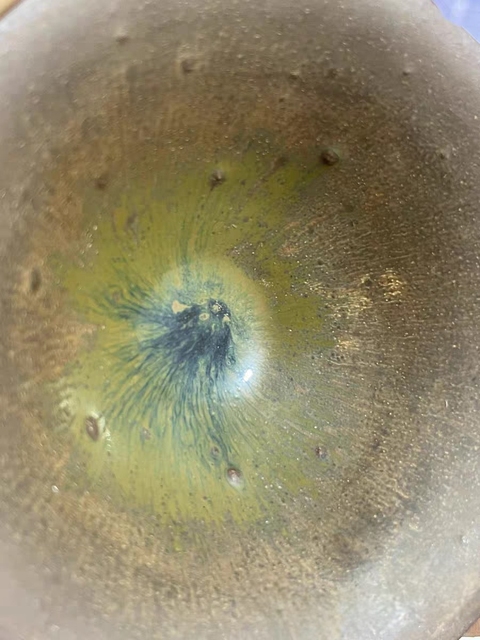 古玩陶瓷建窯兔毫喇叭口茶盞真品鑒賞圖