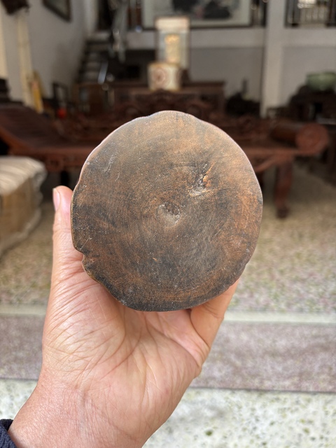 古玩雜項木雕筆筒真品鑒賞圖