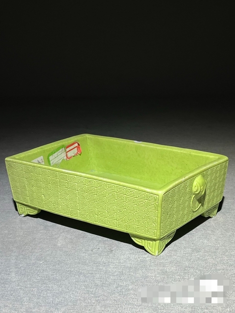 古玩陶瓷水仙盆真品鑒賞圖