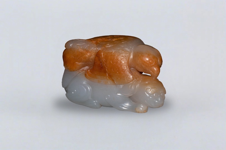 古玩玉器玉雕英雄題材把件真品鑒賞圖