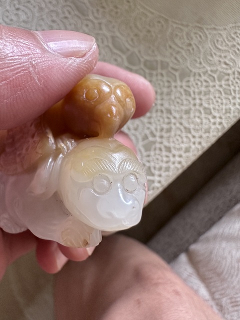 古玩玉器玉雕英雄題材把件真品鑒賞圖