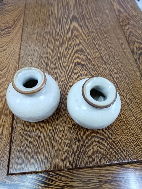 古玩陶瓷醬口圈足水盂拍賣，當前價格1999元