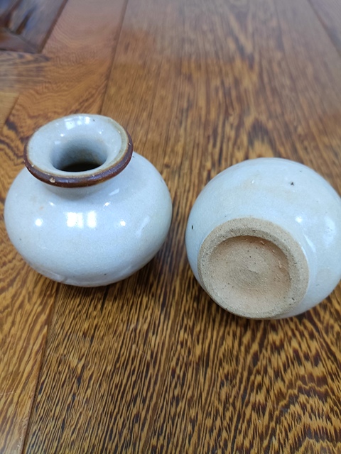 古玩陶瓷醬口圈足水盂拍賣，當前價格1999元