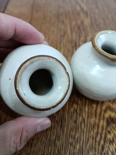 古玩陶瓷醬口圈足水盂拍賣，當前價格1999元