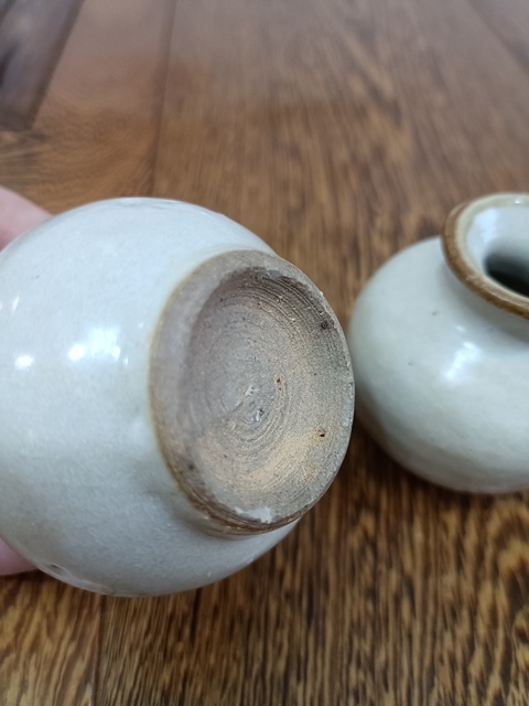 古玩陶瓷醬口圈足水盂拍賣，當前價格1999元