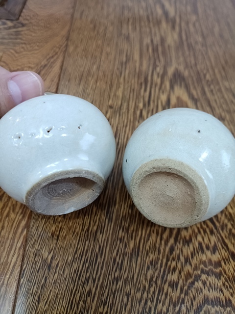 古玩陶瓷醬口圈足水盂拍賣，當前價格1999元