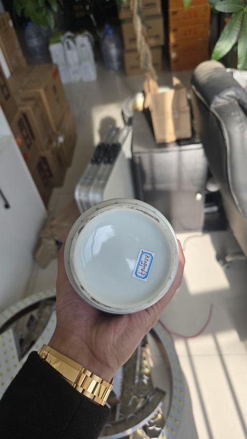 古玩陶瓷青花龍紋捧槌瓶真品鑒賞圖