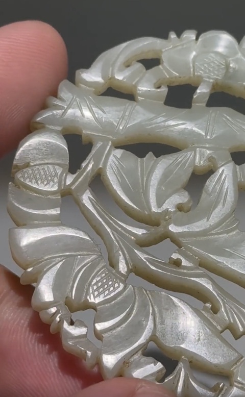 古玩玉器和田玉佩真品鑒賞圖