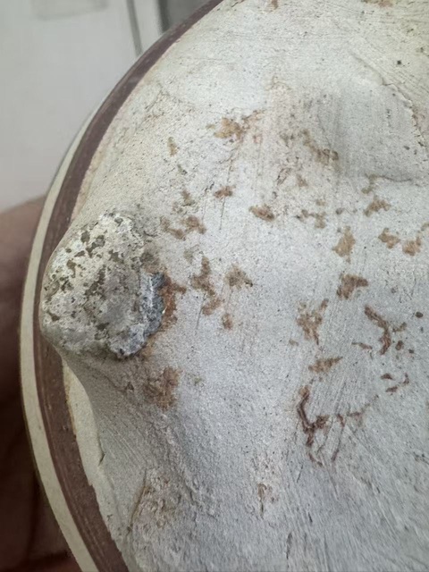 古玩陶瓷吉州窯彩給海水紋爐真品鑒賞圖