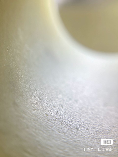古玩玉器和田玉雕“素紋扳指”真品鑒賞圖